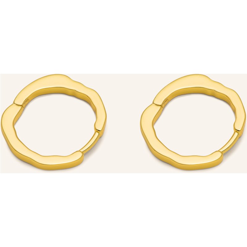 Lulu Copenhagen Creolen Organic Hoops gold