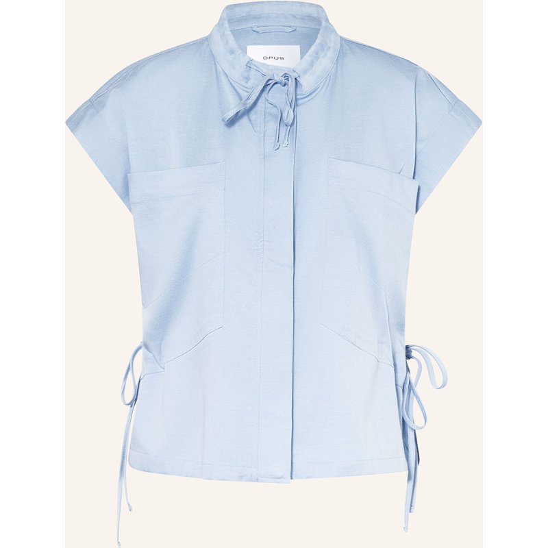 Opus Blazerweste Windra blau