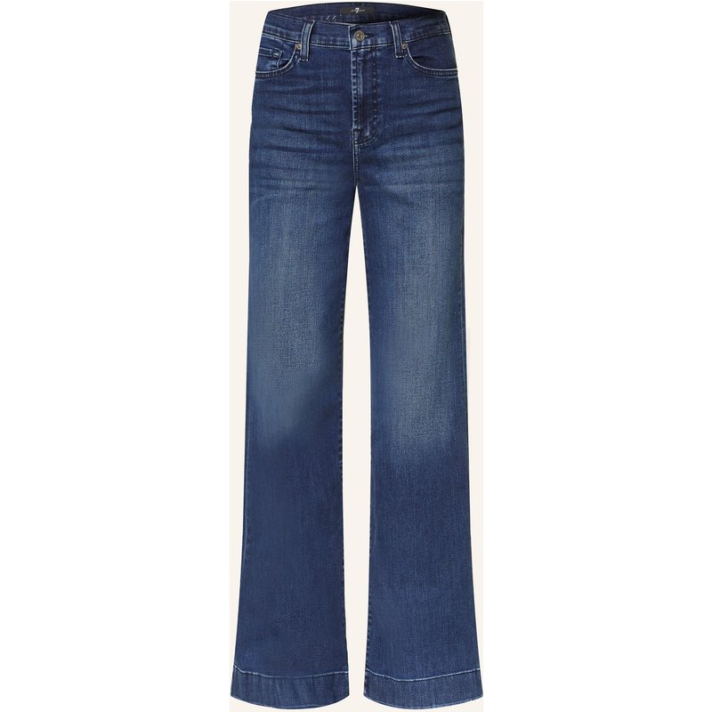 7 For All Mankind Flared Jeans Modern Dojo blau