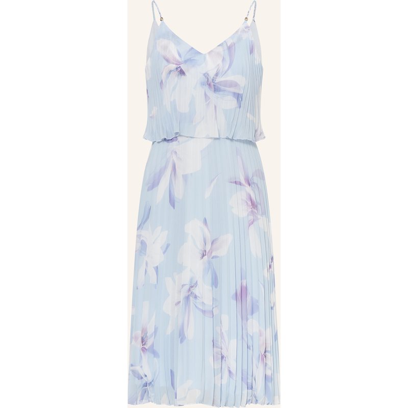 Apart Cocktailkleid Mit Plissee blau