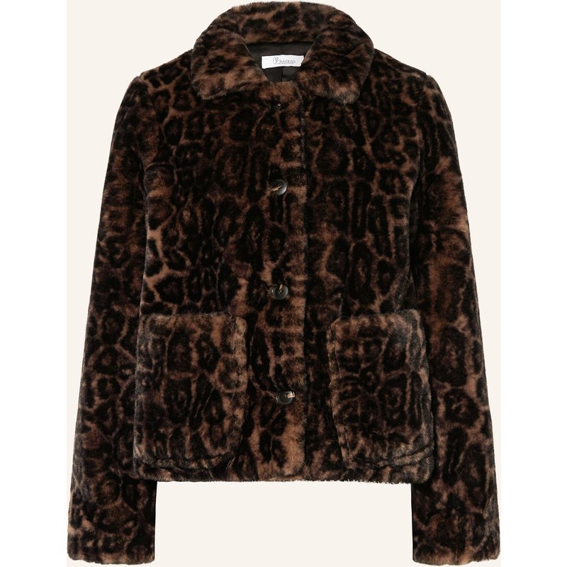 Princess Goes Hollywood Kunstpelz-Jacke braun