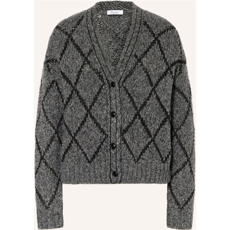 Princess Goes Hollywood Strickjacke Mit Pailletten grau