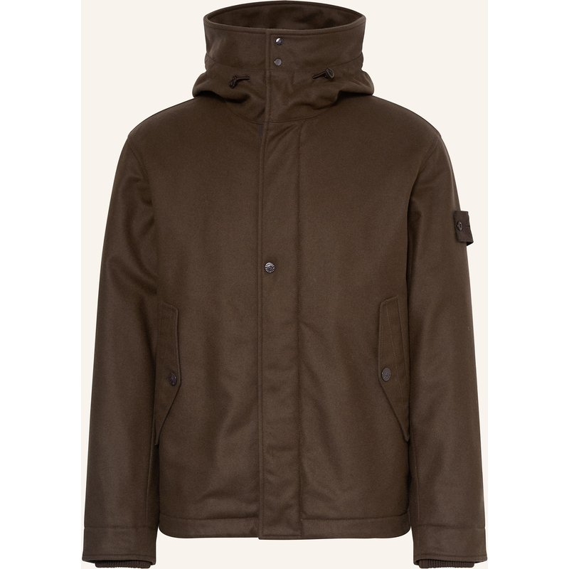 Stone Island Flanelljacke Ghost braun