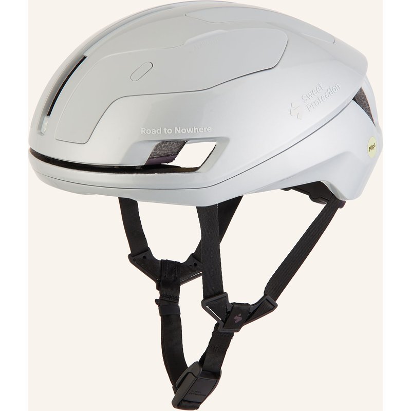 Pas Normal Studios Fahrradhelm Falconer Aero 2vi Mips silber