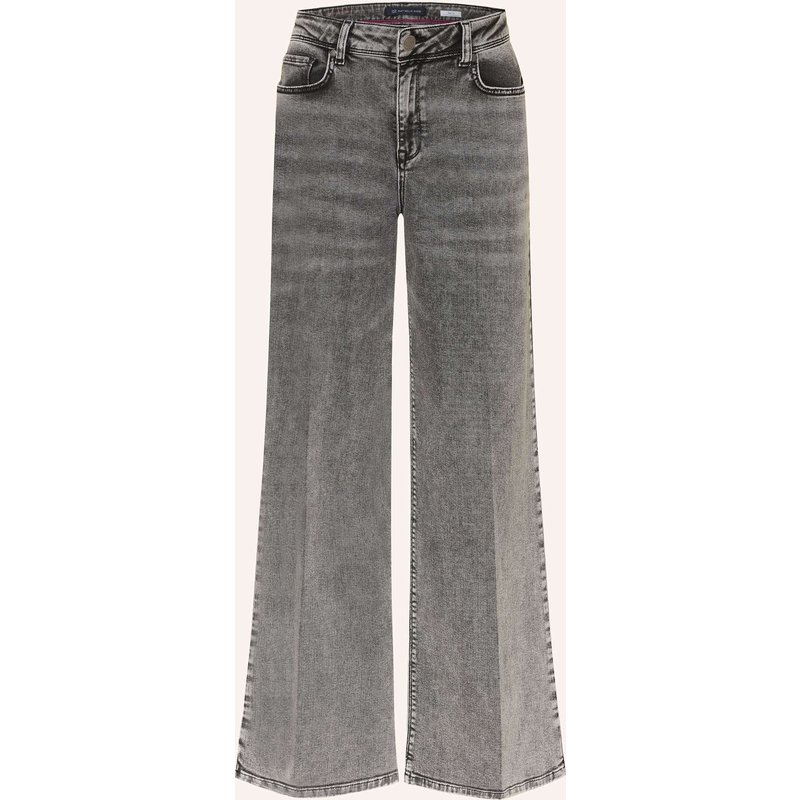 Raffaello Rossi Flared Jeans Sventy grau