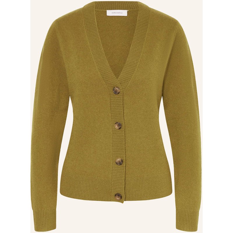 Darling Harbour Strickjacke Aus Cashmere gruen