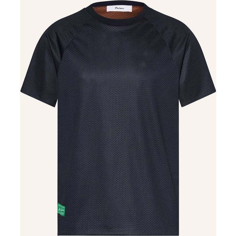 Palmes Mesh-Shirt Zum Wenden blau