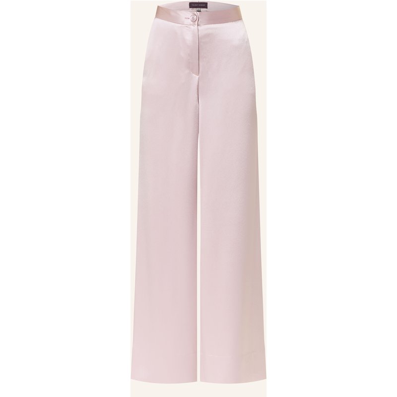 Talbot Runhof Marlenehose Aus Satin rosa
