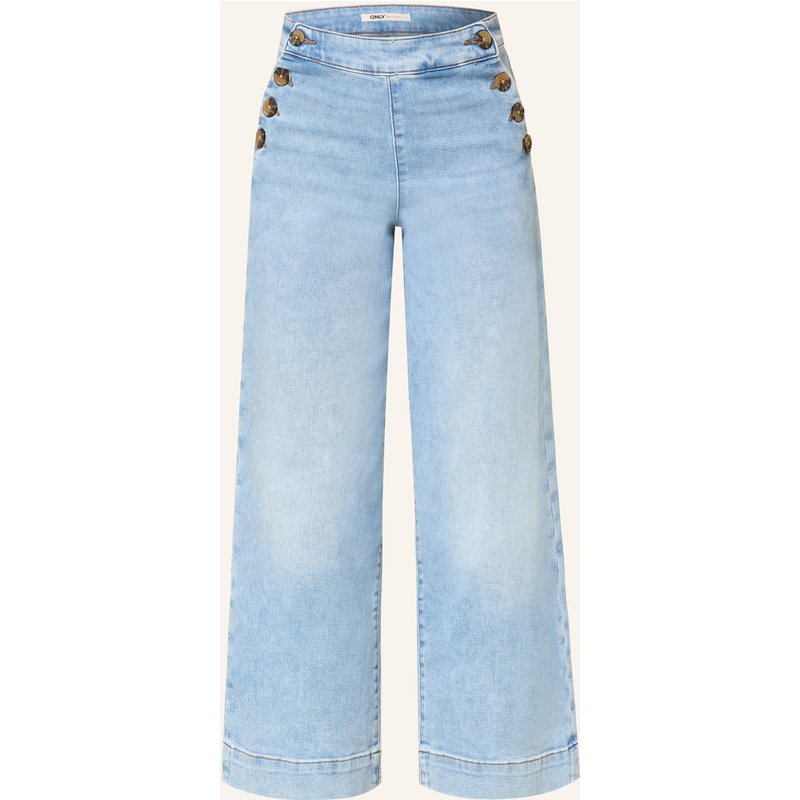 Only Wide Leg Jeans blau