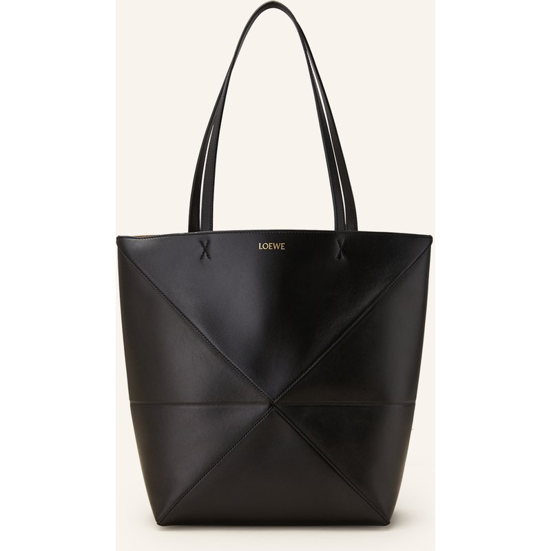 Loewe Shopper Puzzle Fold schwarz