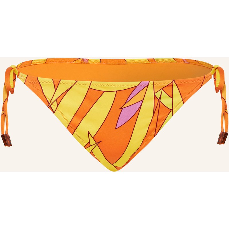Vilebrequin Triangel-Bikini-Hose Madrague Flore orange