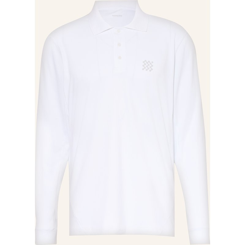 Manors Funktions-Poloshirt Course weiss