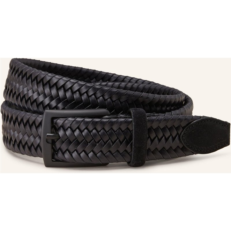 Veneta Cinture Flechtgürtel schwarz