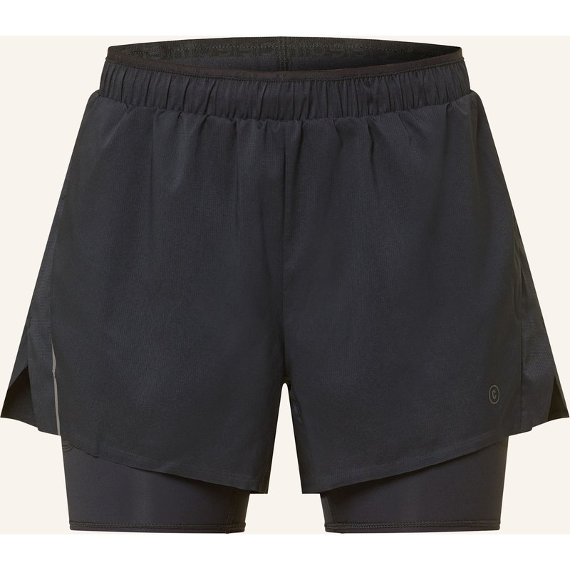 Ciele Athletics 2-In-1-Laufshorts dlyshort4 Longbrief schwarz