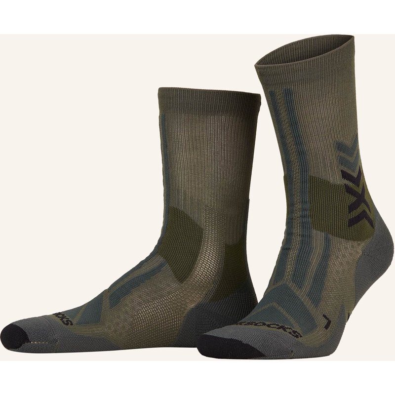 X-Socks Trekking-Socken Hike Discover Crew gruen