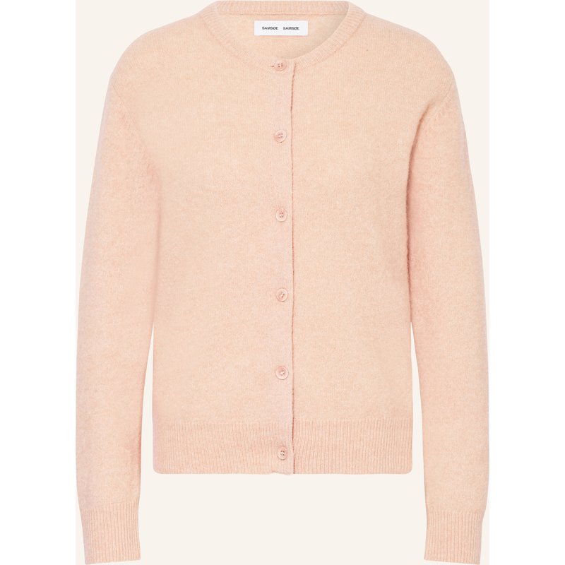 Samsøe Samsøe Strickjacke Nor Mit Alpaka rosa