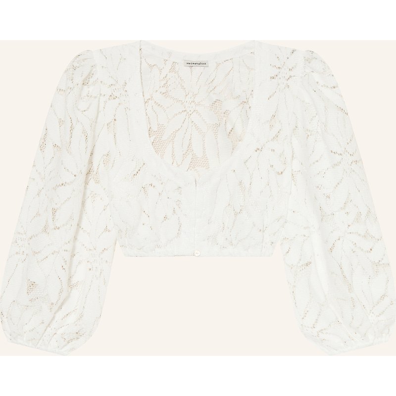 Heimatglück Tracht Dirndlbluse Nele Mit 3/4-Arm weiss
