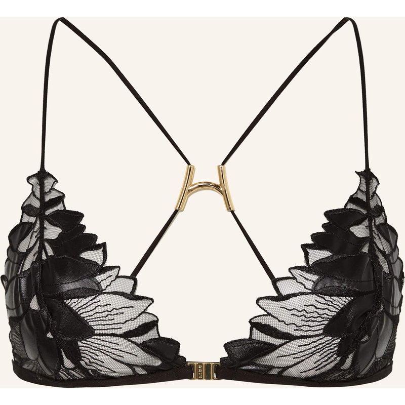 Livy Triangel-Bh Moonflower schwarz