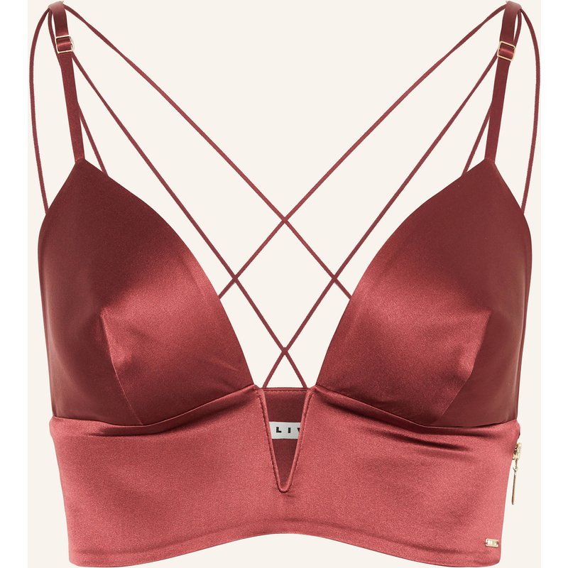 Livy Bustier Cigale Aus Satin rot