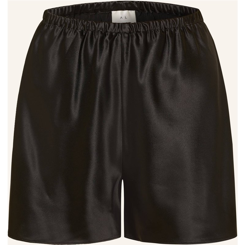 Almada Label Satinshorts Bim schwarz