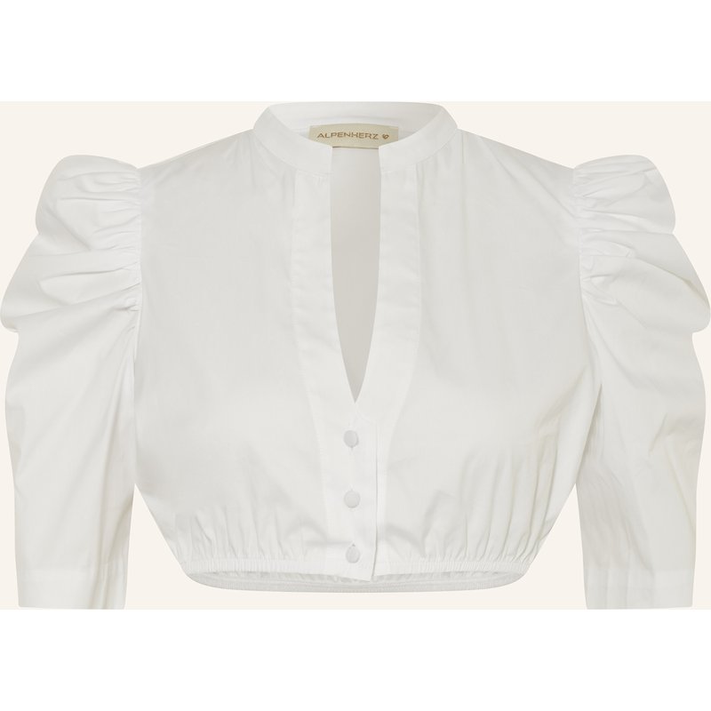 Alpenherz Dirndlbluse Lotta weiss