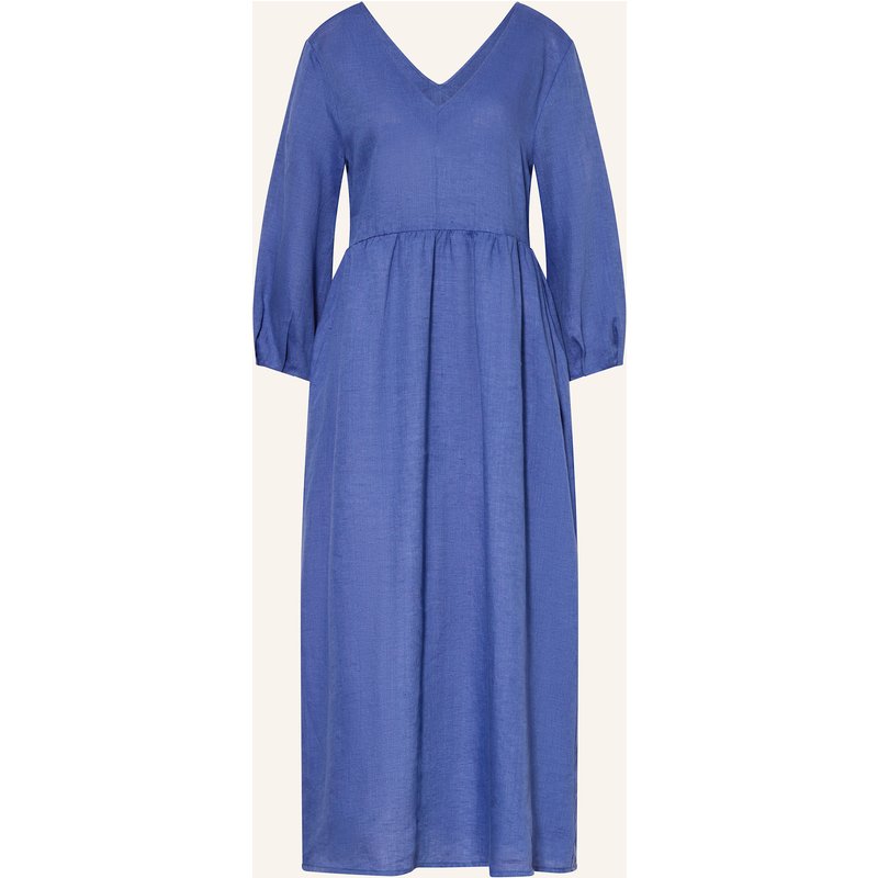 Robert Friedman Leinenkleid Selenal blau