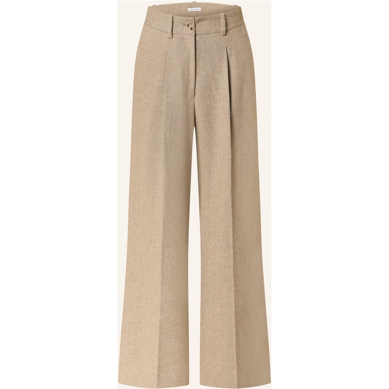 Mrs & Hugs Marlenehose beige
