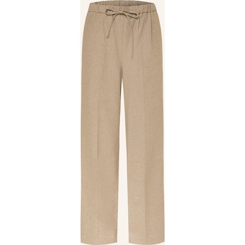 Mrs & Hugs Hose Im Jogging-Stil beige