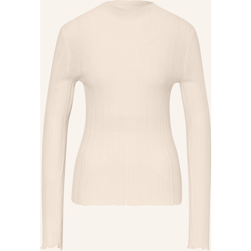 Samsøe Samsøe Longsleeve Sajose Aus Merinowolle weiss
