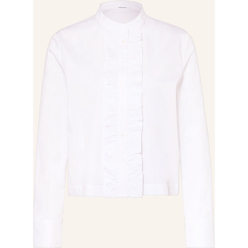 Darling Harbour Bluse Mit Rüschen weiss