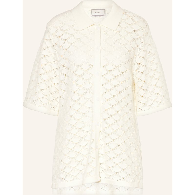 Neo Noir Häkelbluse Sette weiss