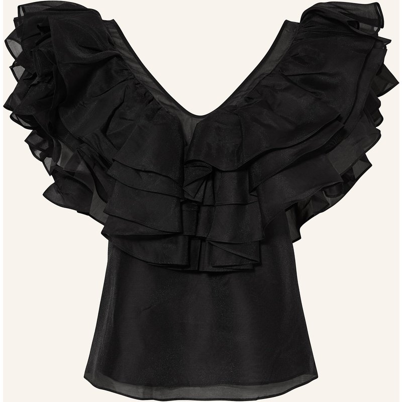 Ted Baker Blusentop Calonda Mit Volants schwarz