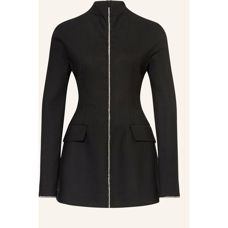 Sportmax Kleid tefrite01 Mit Schmucksteinen schwarz