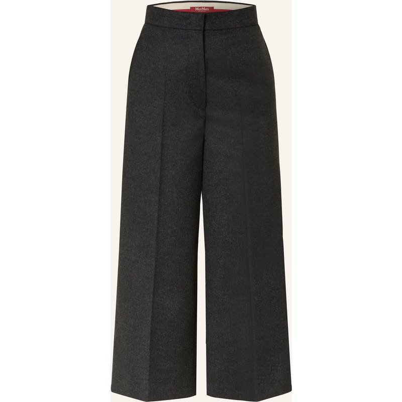 Max Mara Studio Marlenehose Marengo Aus Flanell grau