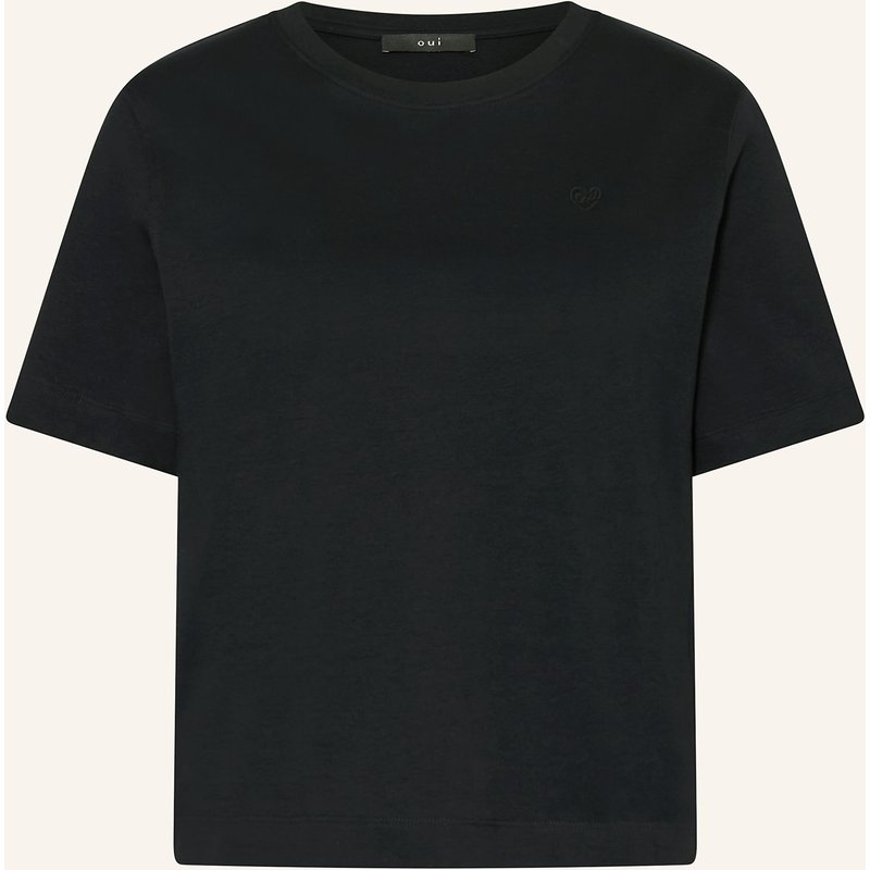 Oui T-Shirt Sveha schwarz