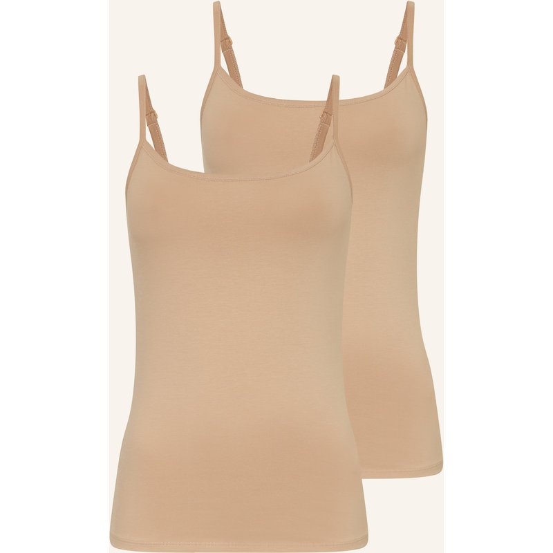 Falke 2er-Pack Tops Daily Comfort braun
