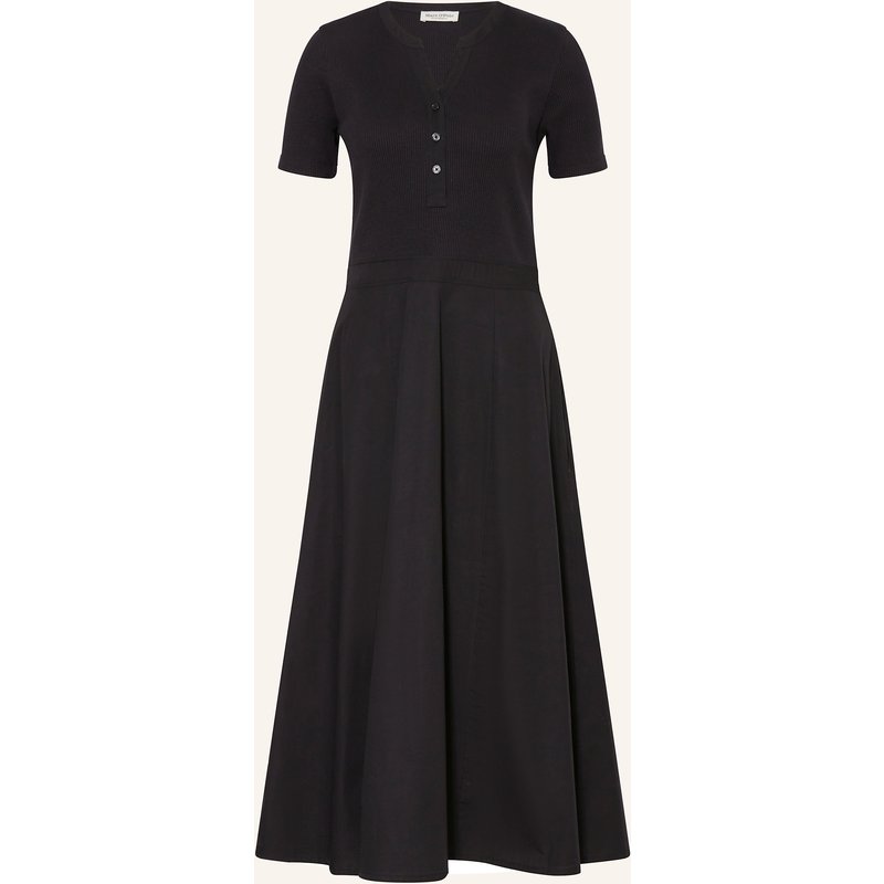 Marc O'polo Kleid Im Materialmix schwarz