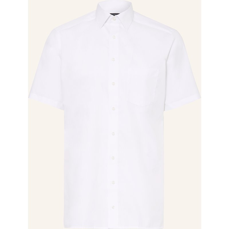 Olymp Kurzarm-Hemd Luxor Modern Fit weiss