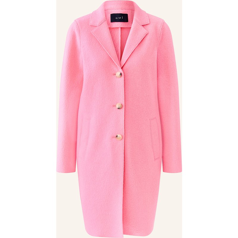 Oui Wollmantel pink