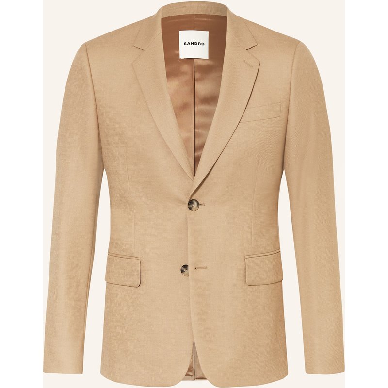 Sandro Anzugsakko Extra Slim Fit beige