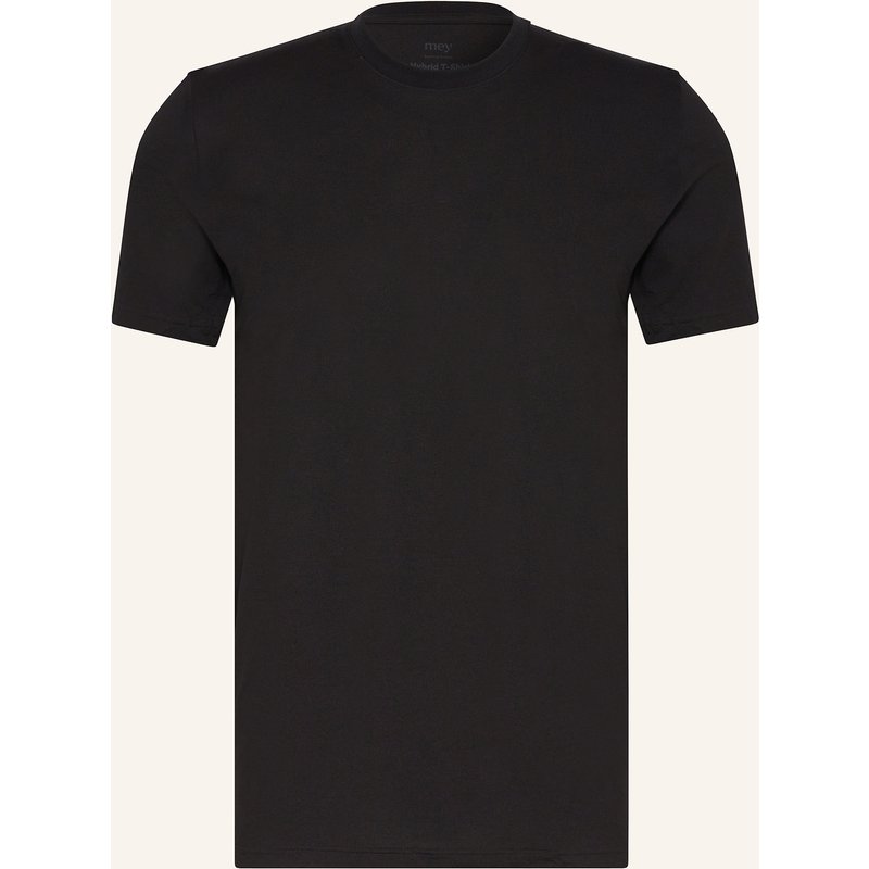 Mey Lounge-Shirt Serie Hybrid schwarz