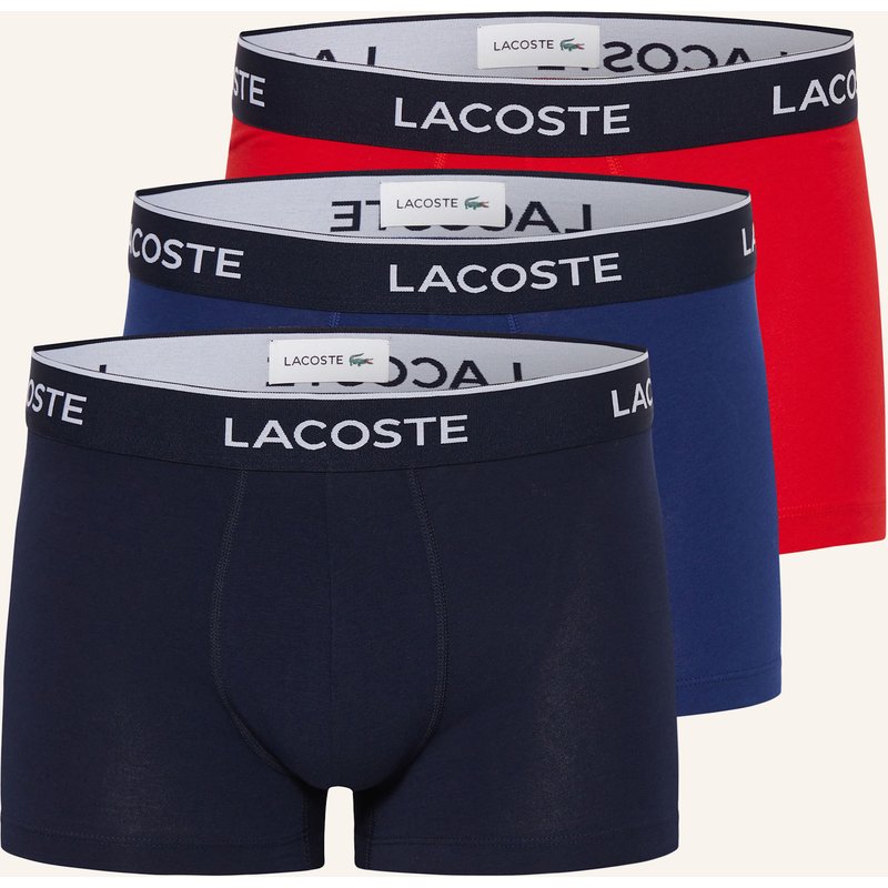 Lacoste 3er-Pack Boxershorts blau