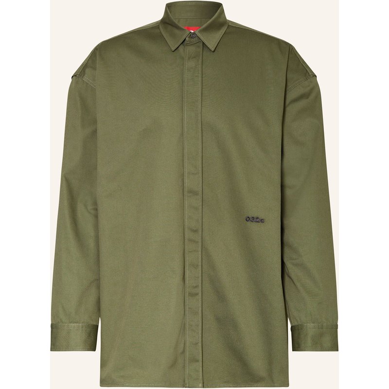 032c Oversized-Hemd Comfort Fit gruen