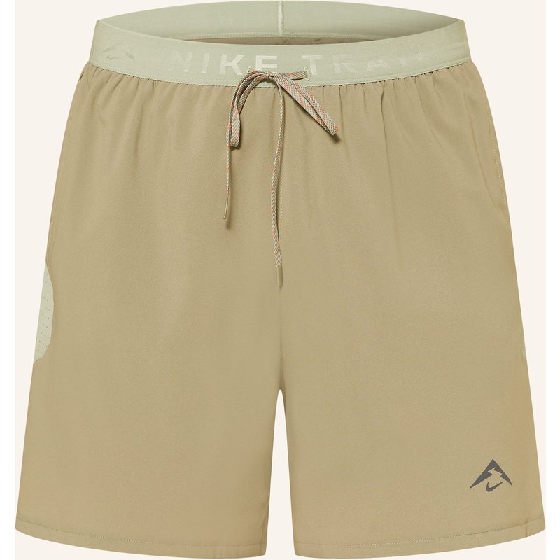 Nike 2-In-1-Laufshorts Trail Brief-Lined grau