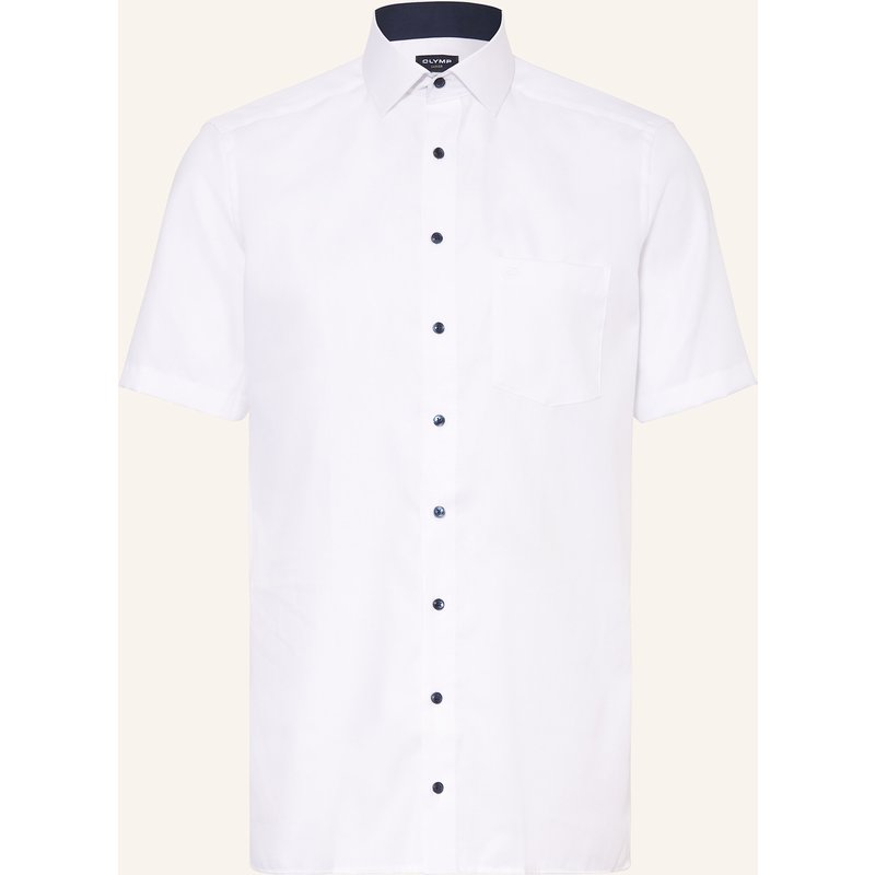 Olymp Kurzarm-Hemd Luxor Modern Fit weiss