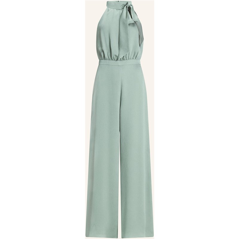 Swing Jumpsuit Aus Satin Mit Schluppe gruen