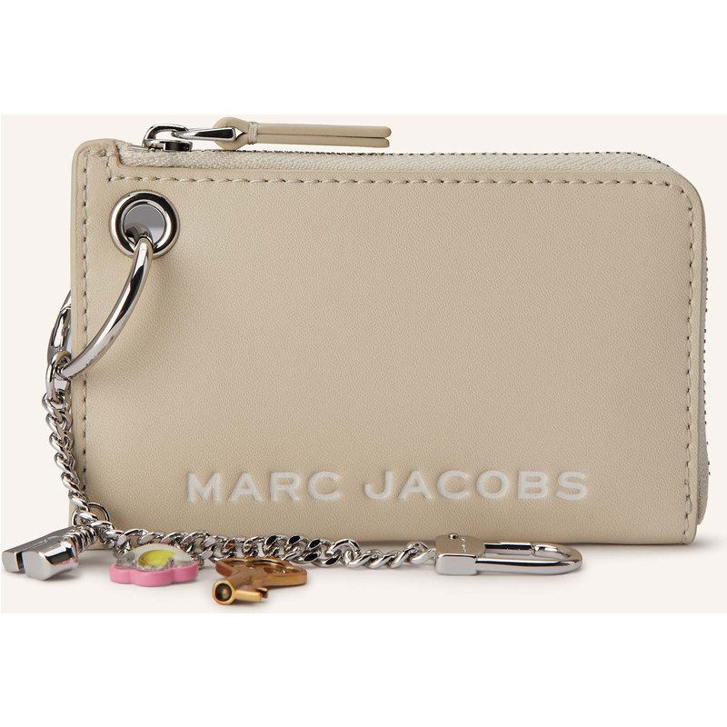 Marc Jacobs Taschenanhänger The Coin Purse Charm Chain beige