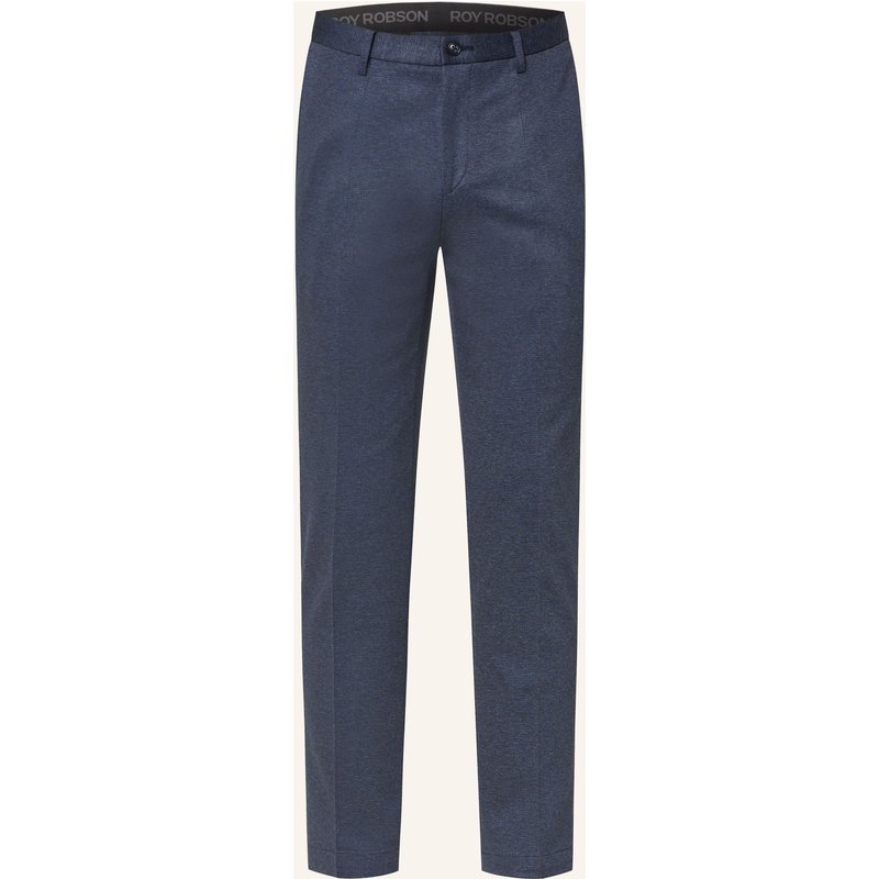 Roy Robson Anzughose Slim Fit blau