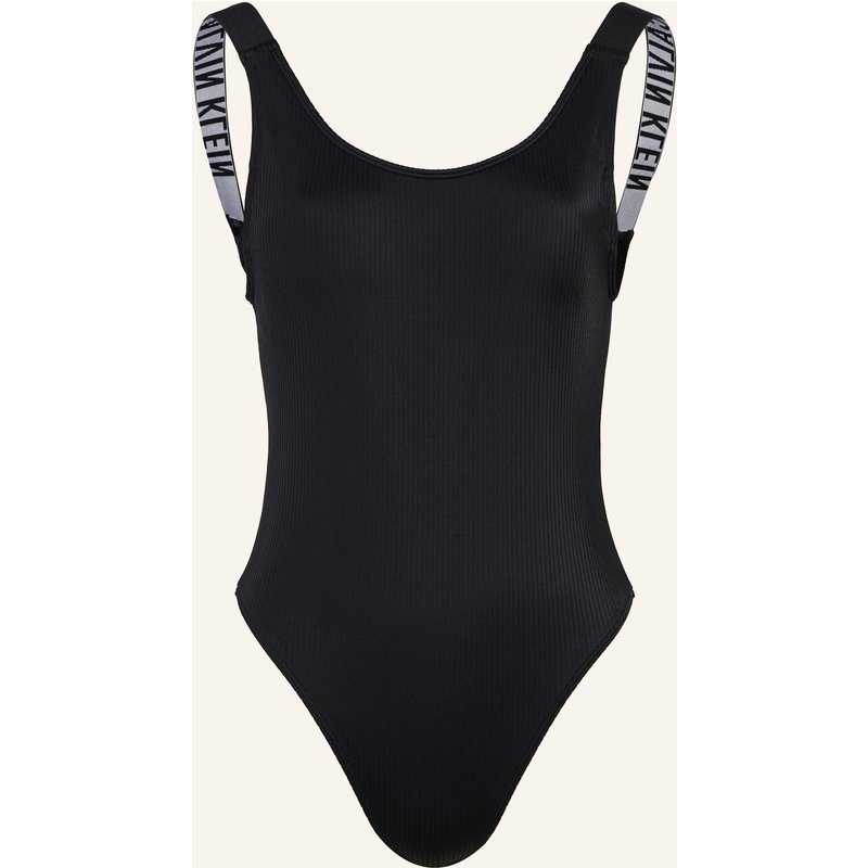 Calvin Klein Badeanzug Intense Power schwarz