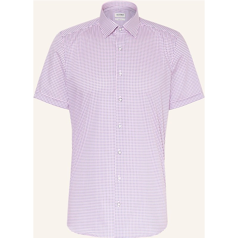 Olymp Kurzarm-Hemd Level Five Body Fit pink